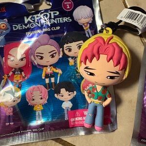 KPOP Demon Hunters Figural Bag Clip- Abby Saja